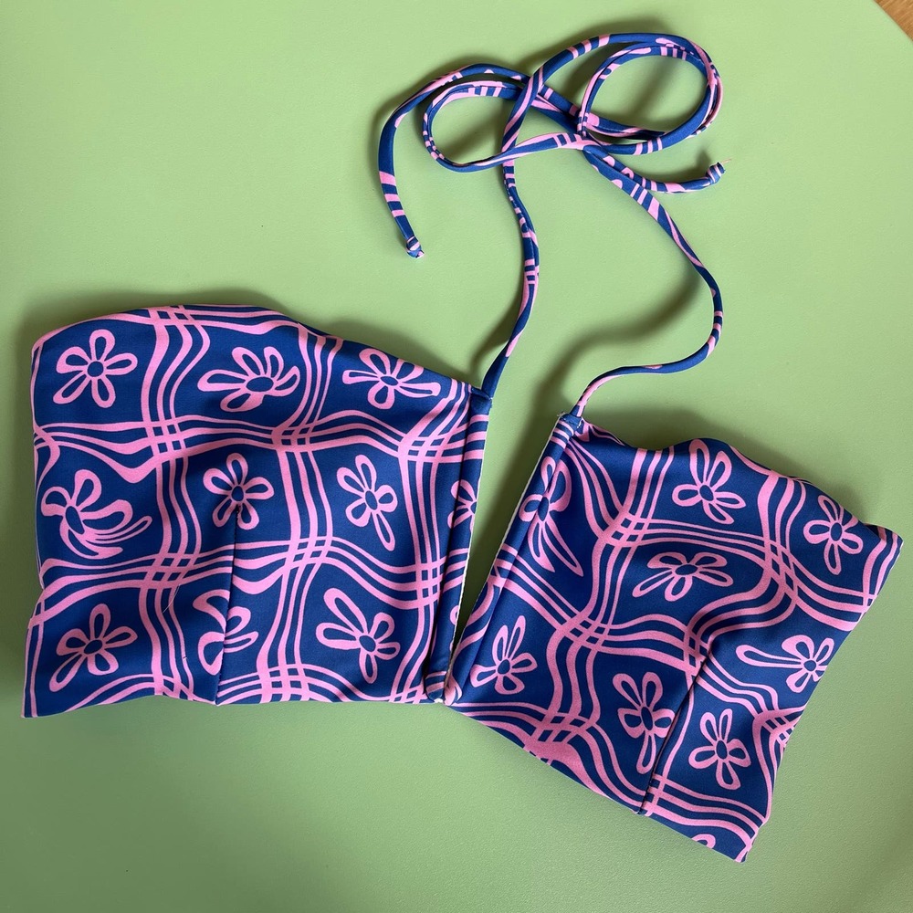 Skatie• ‘Luli’ Bandeau Top Hermosa Print - Picture 3 of 12
